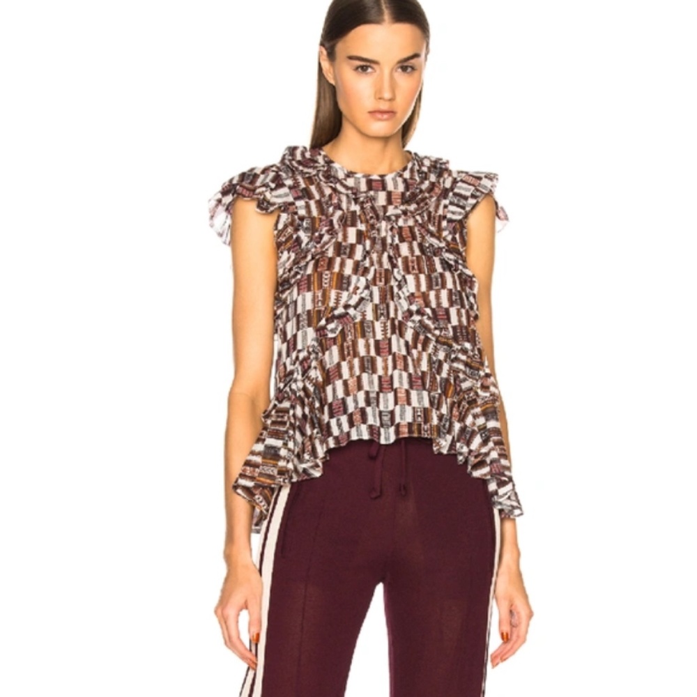 Isabel Marant Etoile Nalou Blouse Top